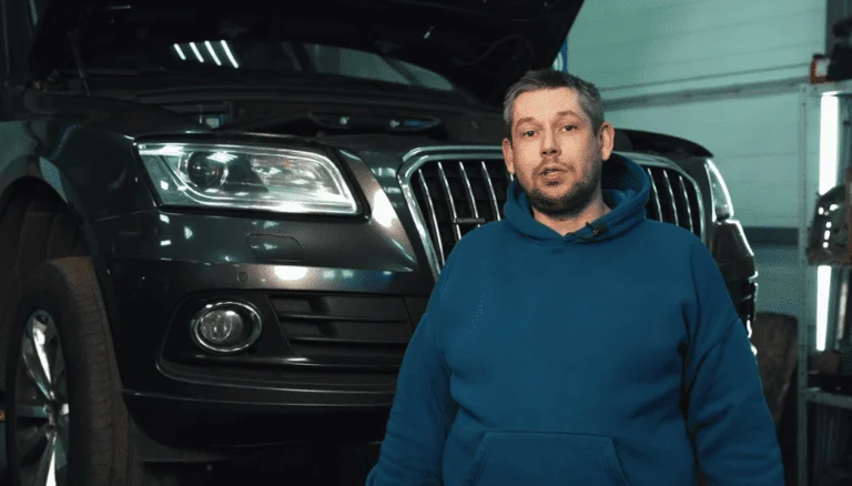 AUDI Q5 — Замена тормозных колодок и дисков